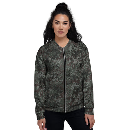 German Flecktarn Night Ops CAMO Unisex Bomber Jacket