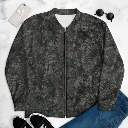 German Flecktarn Night Ops CAMO Unisex Bomber Jacket