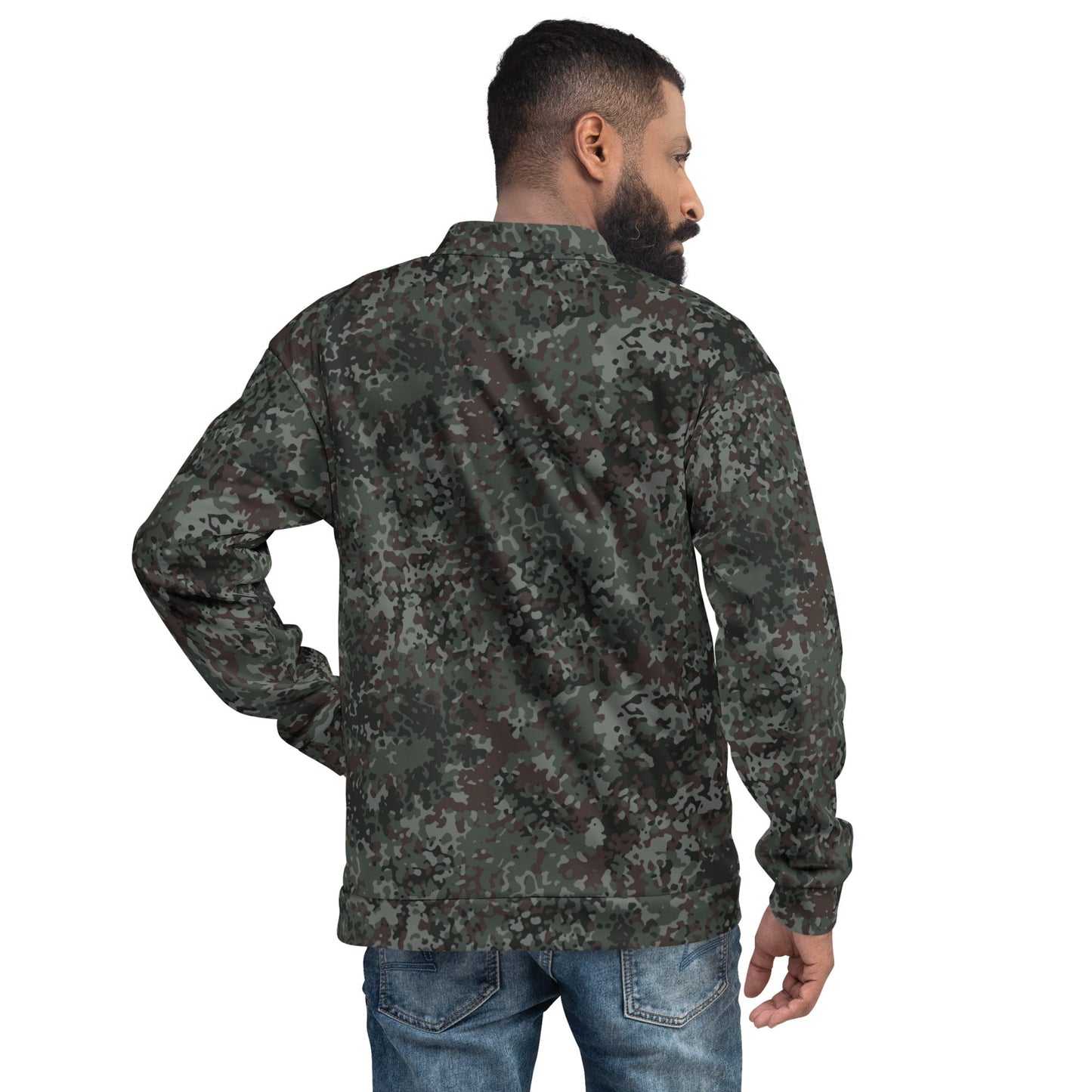 German Flecktarn Night Ops CAMO Unisex Bomber Jacket