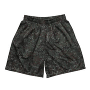Flecktarn Bundeswehr Night Ops CAMO Unisex Mesh Shorts - 2XS