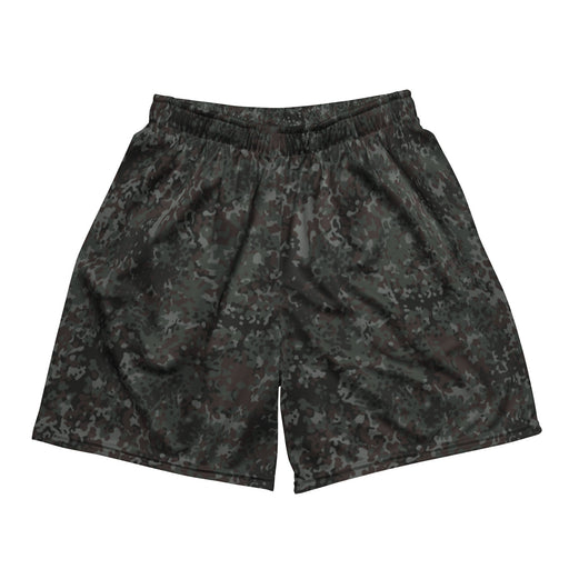 Flecktarn Bundeswehr Night Ops CAMO Unisex Mesh Shorts - 2XS