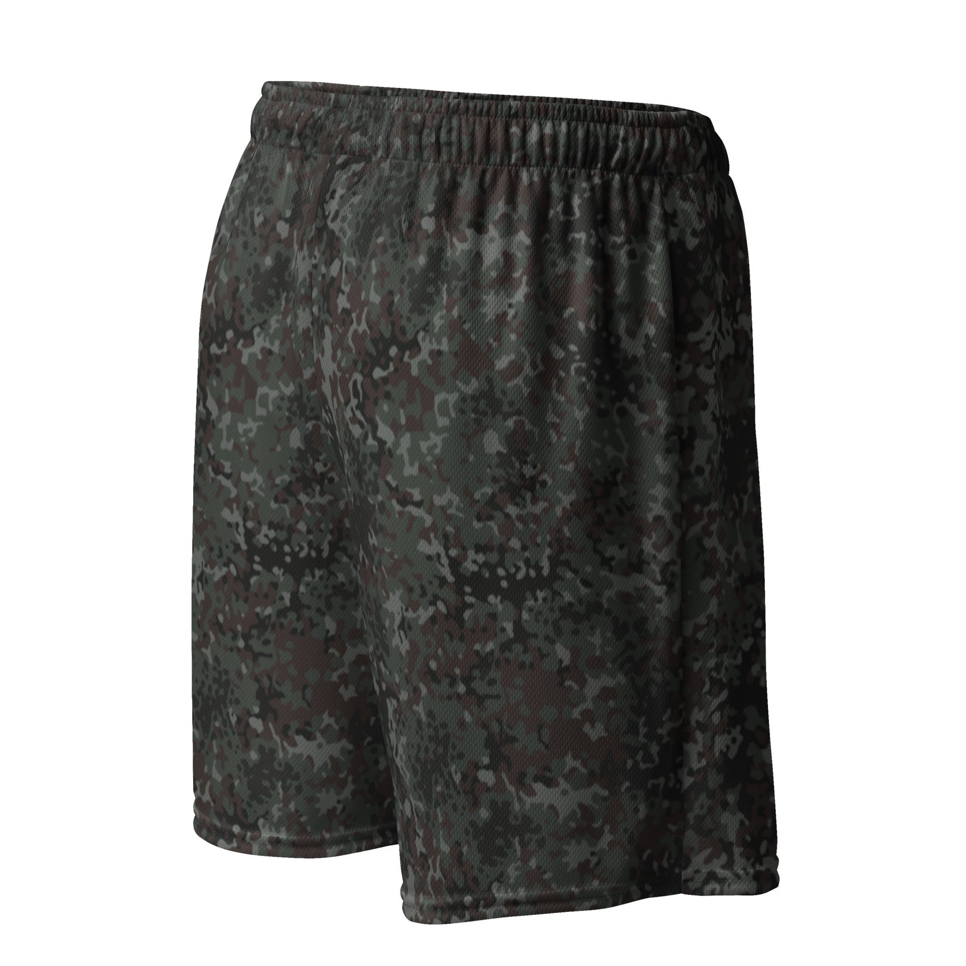 German Flecktarn Night Ops CAMO Unisex Mesh Shorts