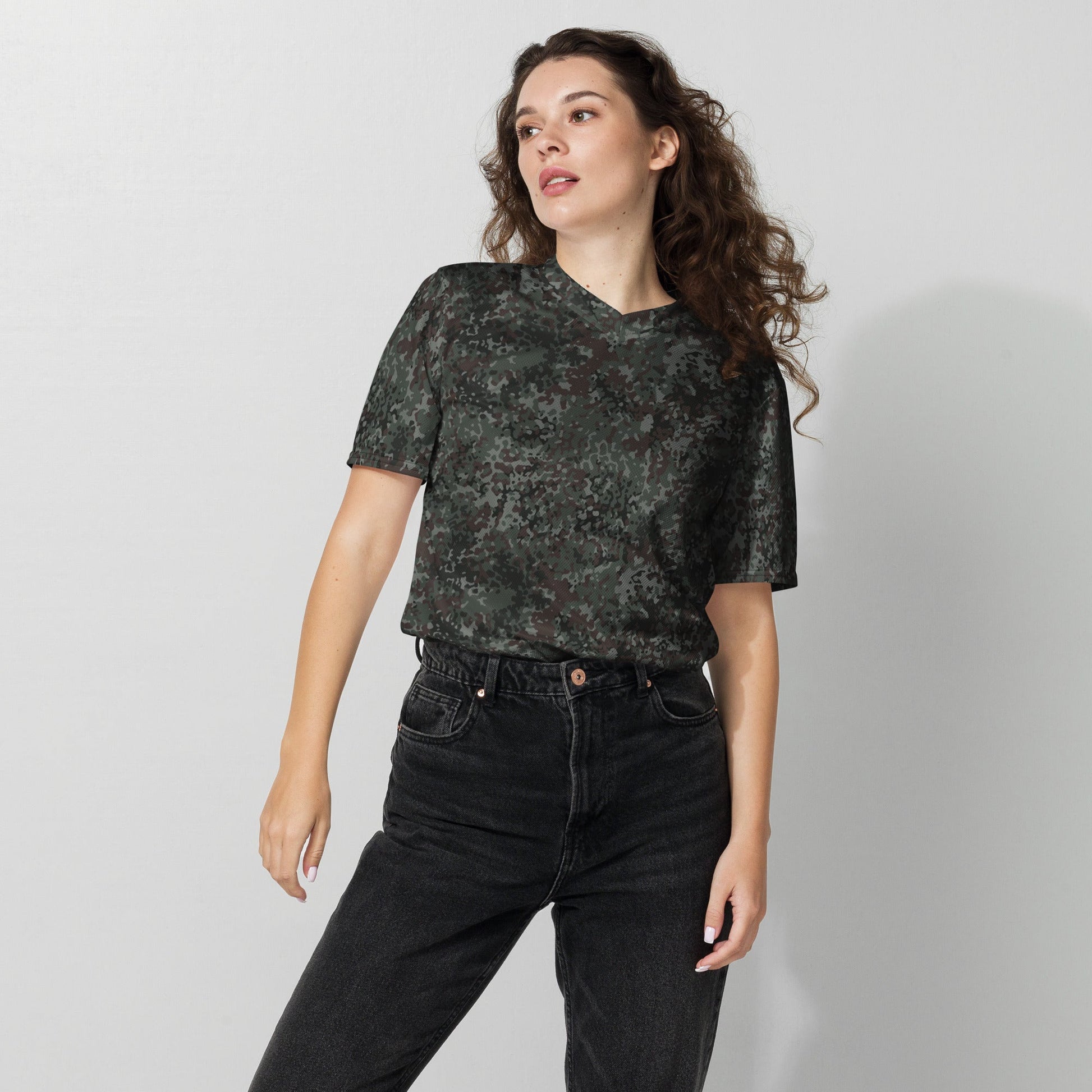 German Flecktarn Night Ops CAMO Unisex Sports Jersey