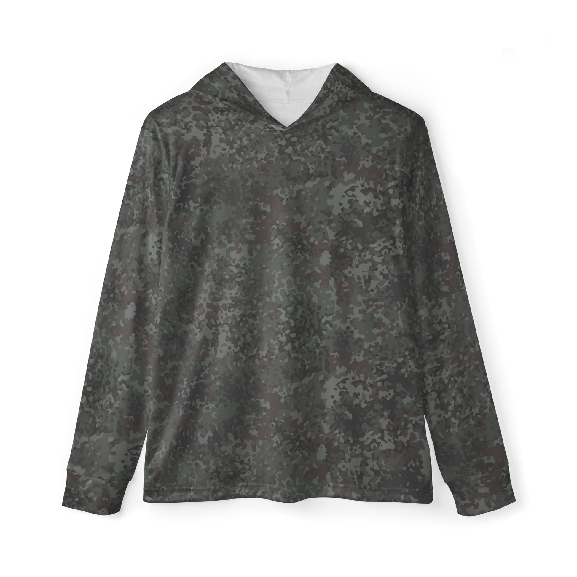 German Flecktarn Night Ops CAMO Unisex Sports Warmup Hoodie - XS