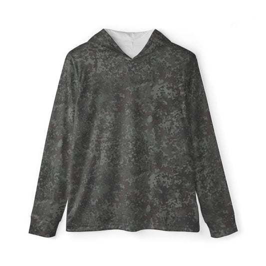 German Flecktarn Night Ops CAMO Unisex Sports Warmup Hoodie - XS