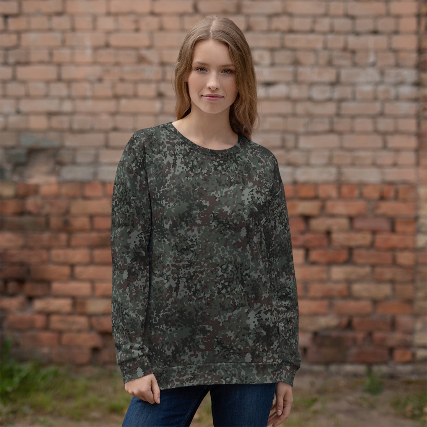 German Flecktarn Night Ops CAMO Unisex Sweatshirt