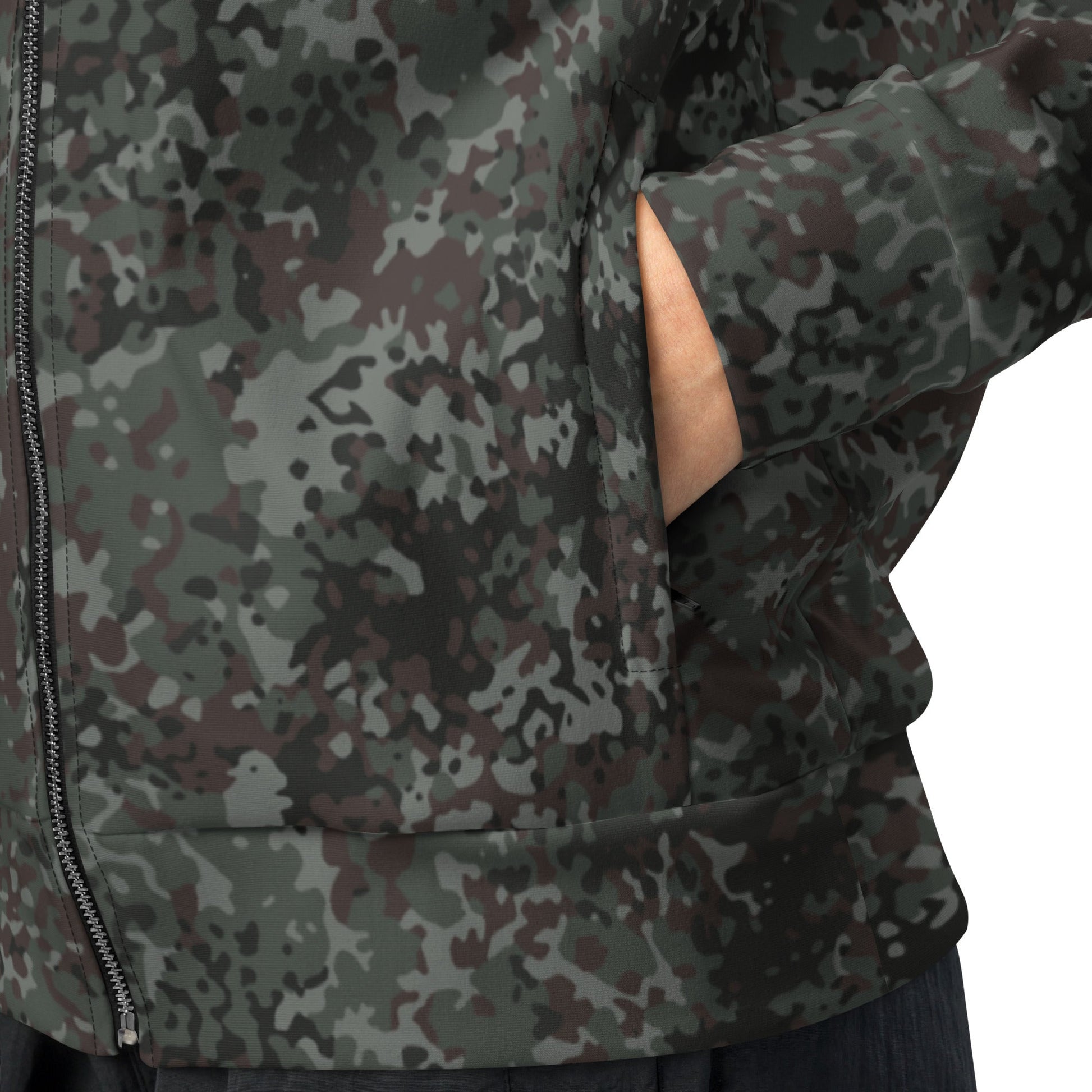 German Flecktarn Night Ops CAMO Unisex Track Jacket