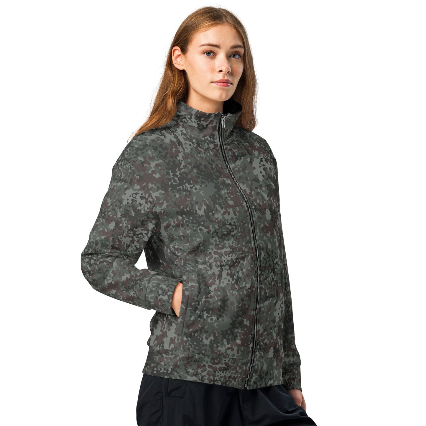 German Flecktarn Night Ops CAMO Unisex Track Jacket