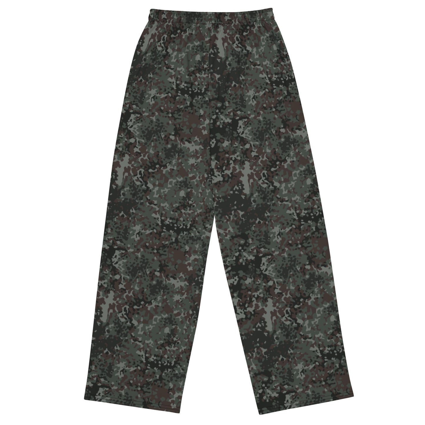 German Flecktarn Night Ops CAMO Unisex Wide-Leg Leisure Pants