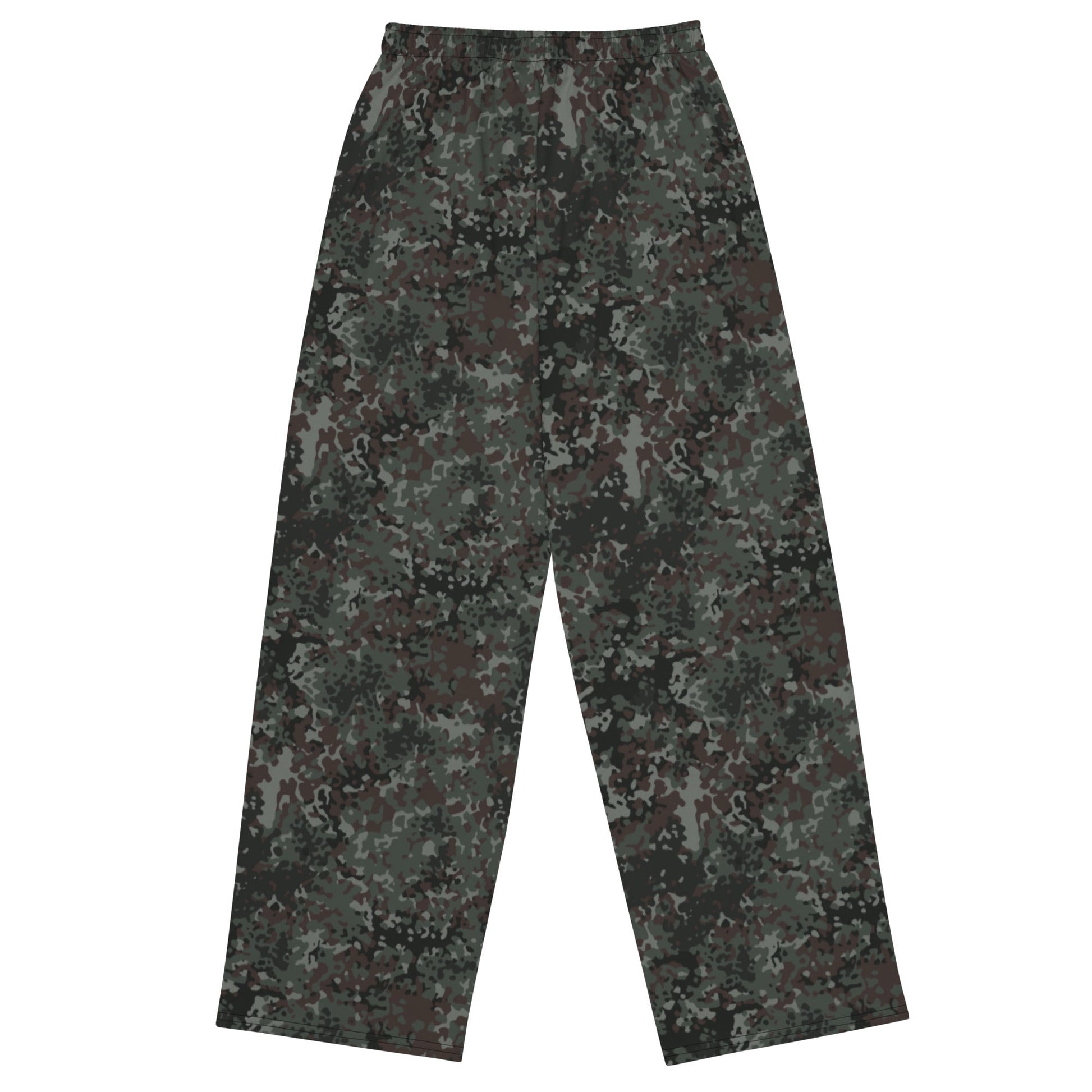 German Flecktarn Night Ops CAMO Unisex Wide-Leg Leisure Pants