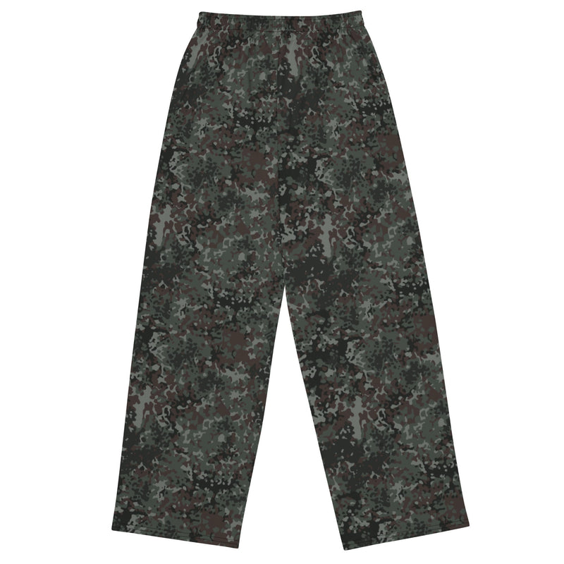 Flecktarn Bundeswehr Night Ops CAMO Unisex Wide-Leg Leisure Pants - Pant