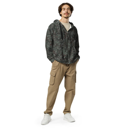 German Flecktarn Night Ops CAMO Unisex Zip Hoodie