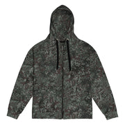 Flecktarn Bundeswehr Night Ops CAMO Unisex Zip Hoodie - 2XS
