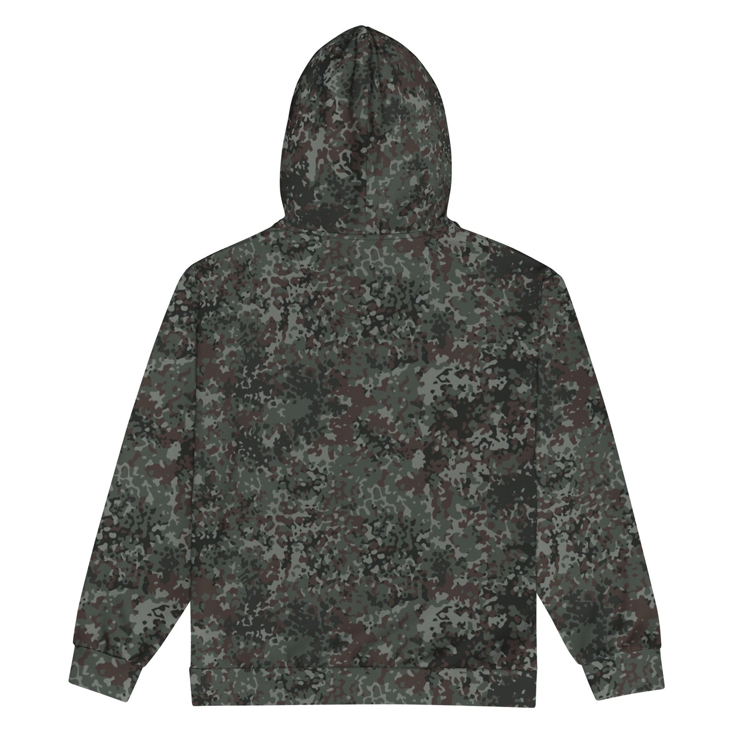 German Flecktarn Night Ops CAMO Unisex Zip Hoodie