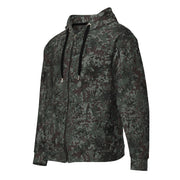 Flecktarn Bundeswehr Night Ops CAMO Unisex Zip Hoodie