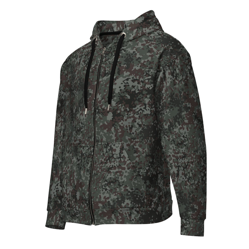 Flecktarn Bundeswehr Night Ops CAMO Unisex Zip Hoodie