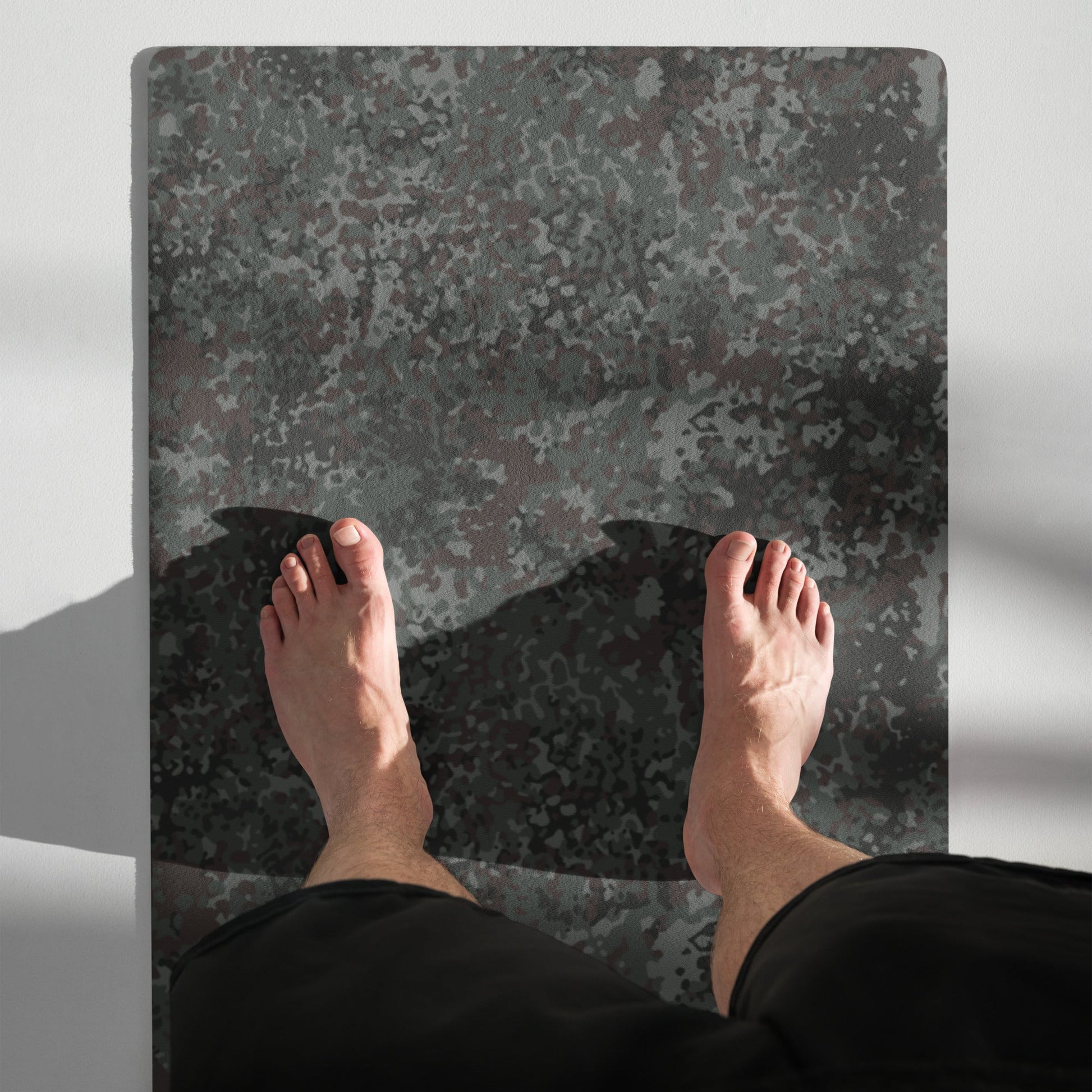 German Flecktarn Night Ops CAMO Yoga Mat