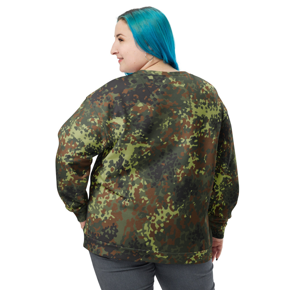 German Flecktarn Post 2005 CAMO Unisex Sweatshirt