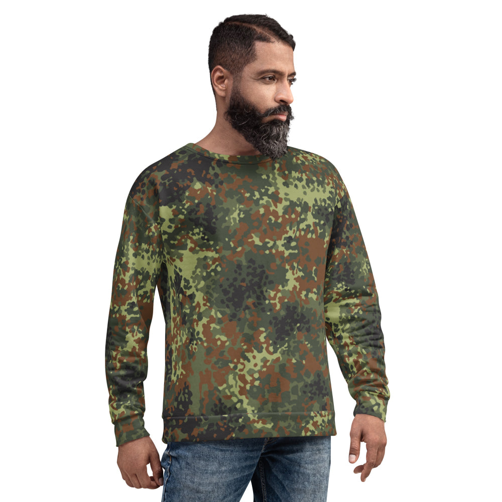 German Flecktarn Post 2005 CAMO Unisex Sweatshirt