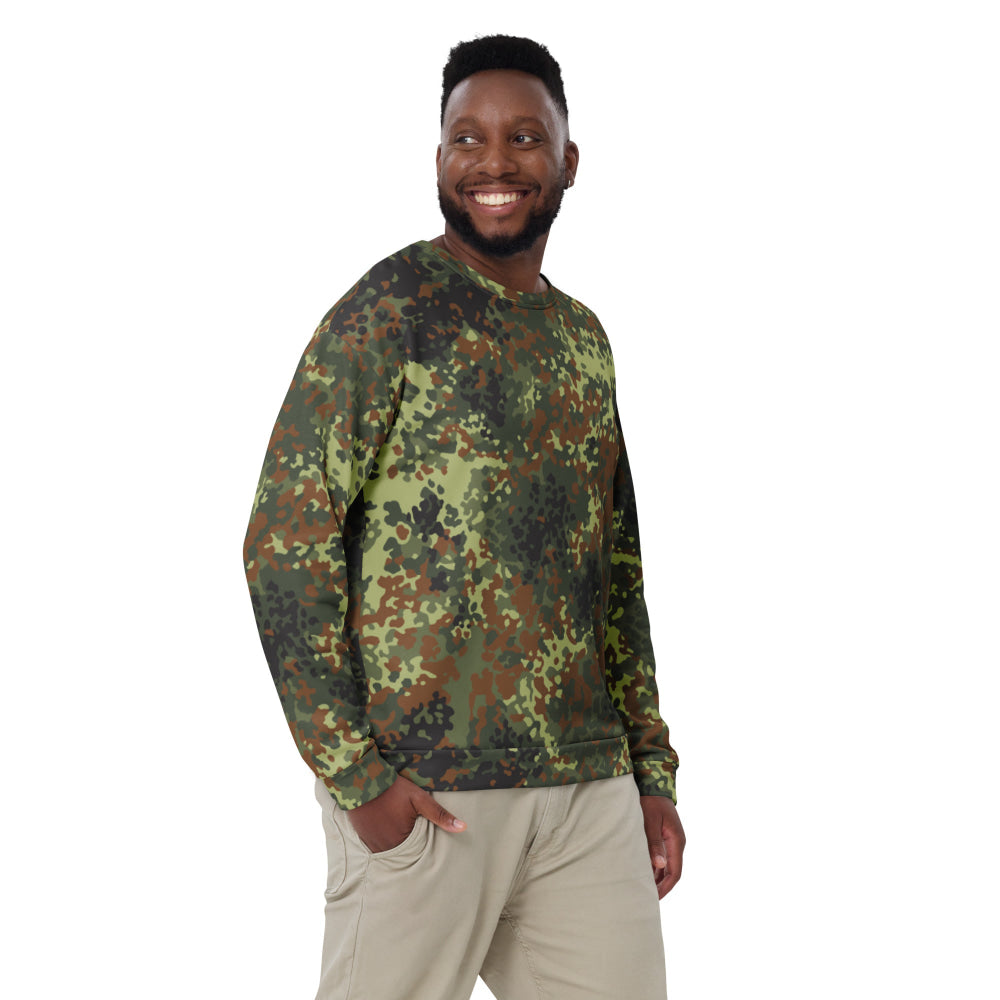 German Flecktarn Post 2005 CAMO Unisex Sweatshirt