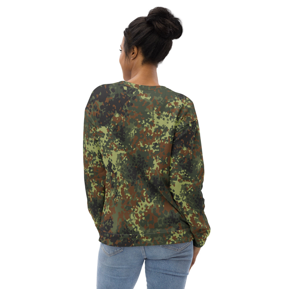 German Flecktarn Post 2005 CAMO Unisex Sweatshirt