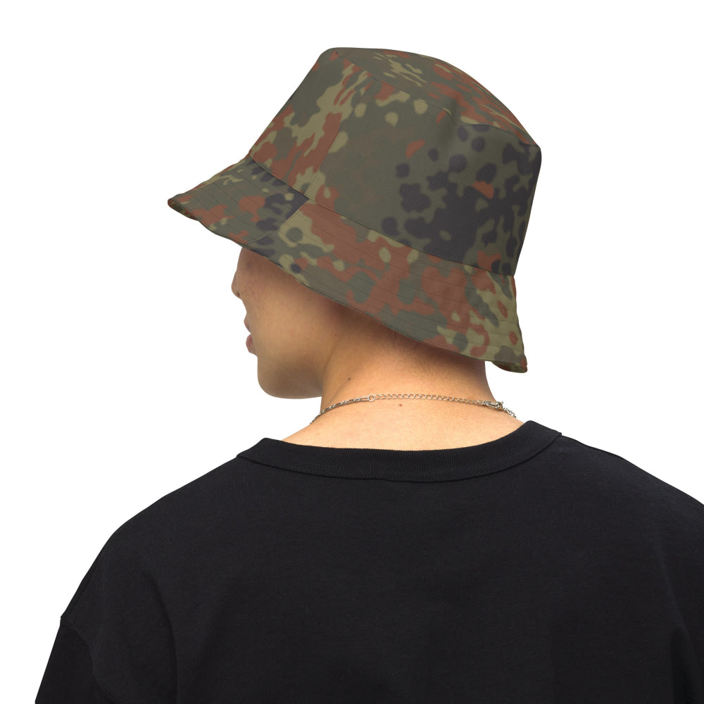 German Flecktarn CAMO Reversible bucket hat - Bucket Hat