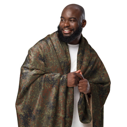 German Flecktarn CAMO Sherpa Blanket