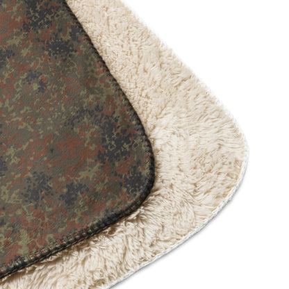German Flecktarn CAMO Sherpa Blanket