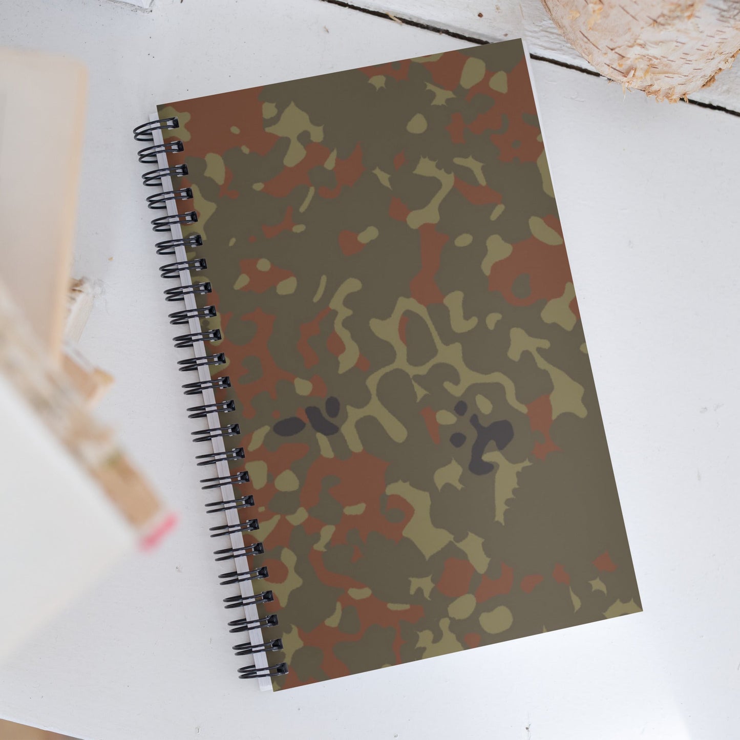 German Flecktarn CAMO Spiral Notebook