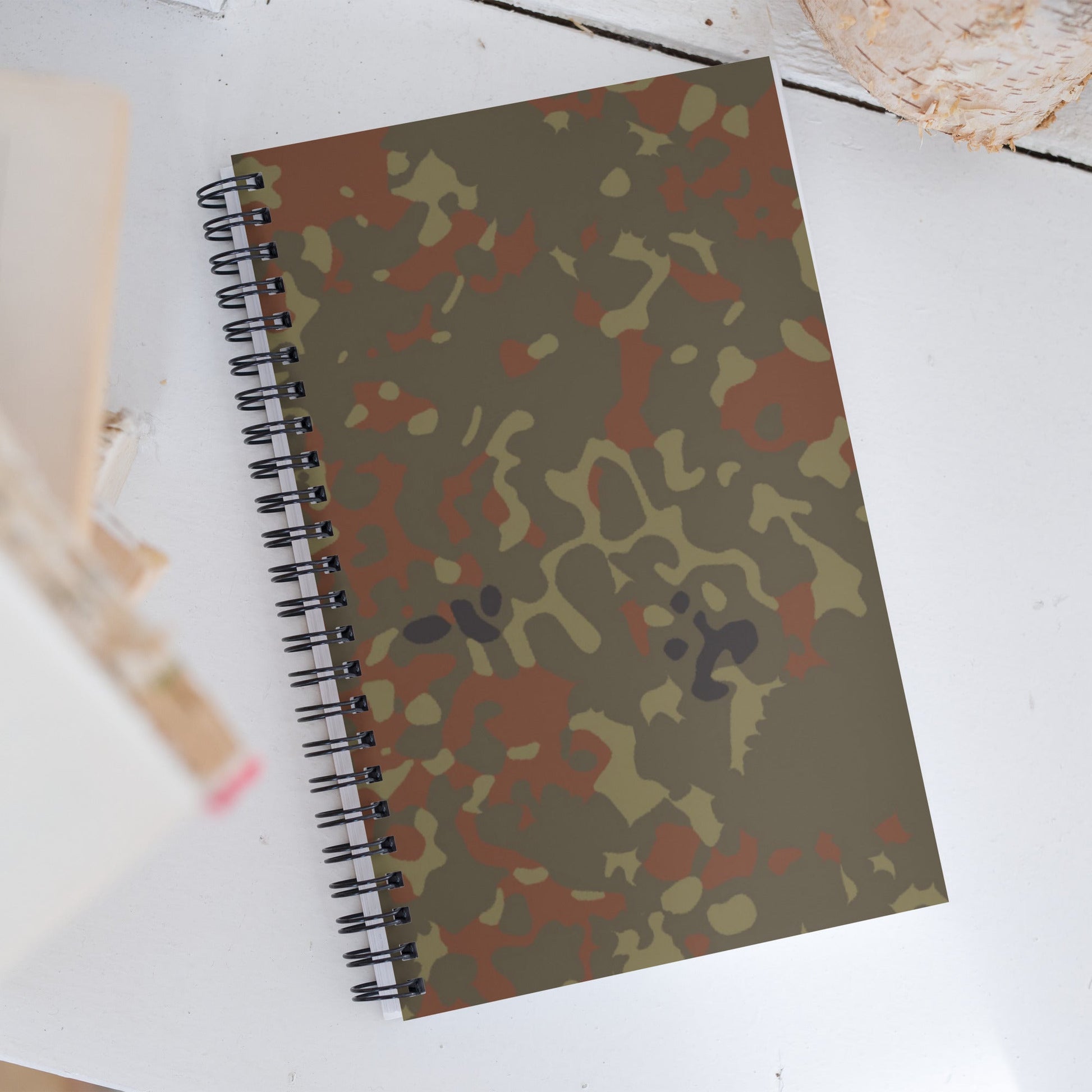 German Flecktarn CAMO Spiral Notebook