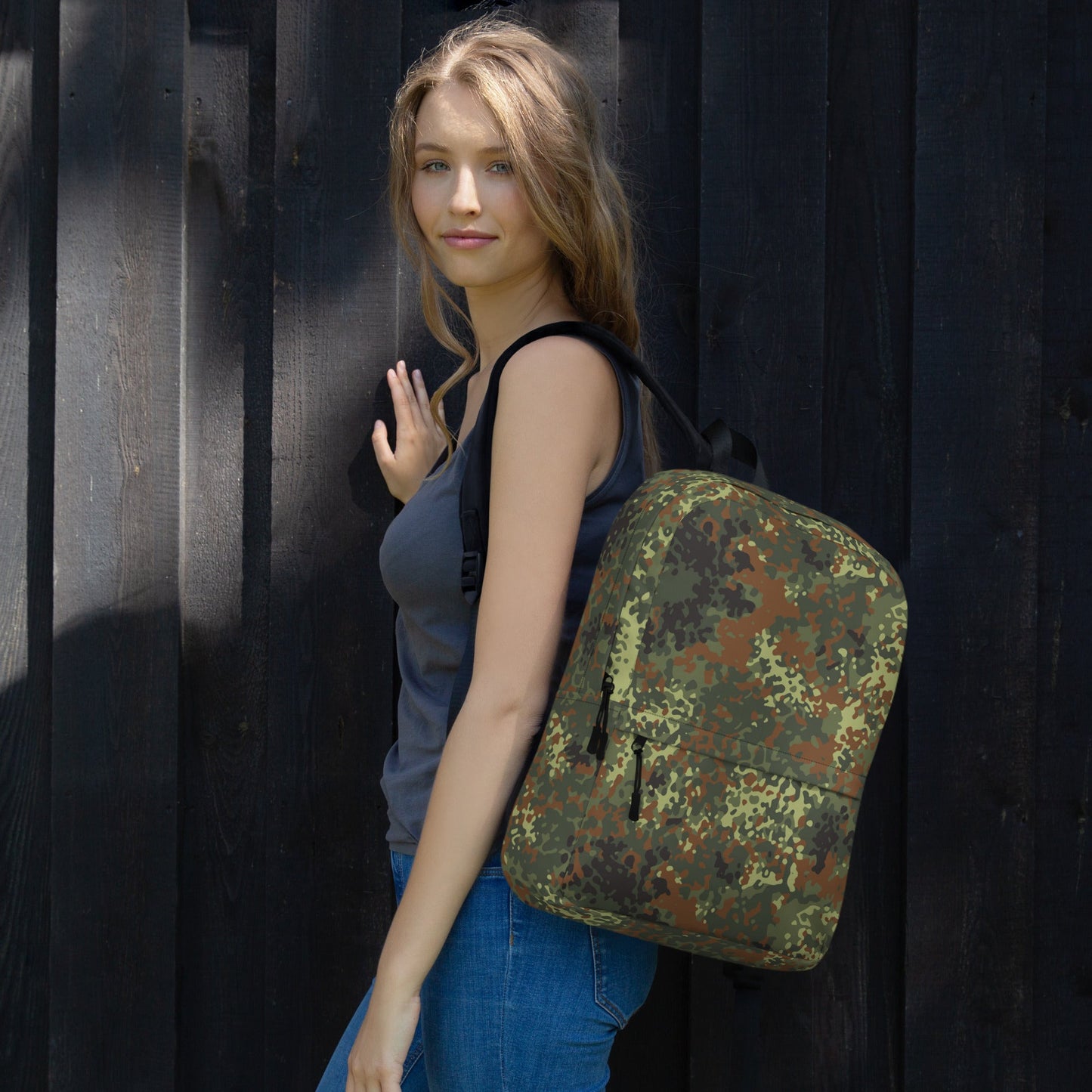 German Flecktarn Spring CAMO Backpack