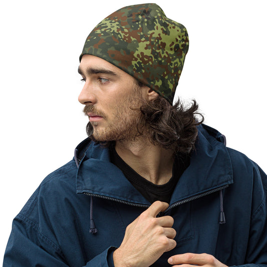 German Flecktarn Spring CAMO Beanie - S