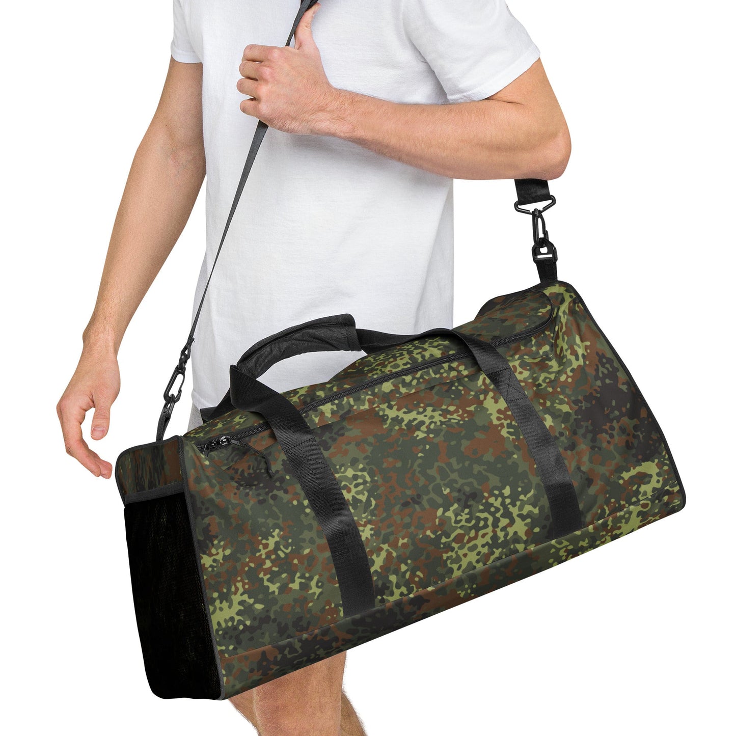 German Flecktarn Spring CAMO Duffle Bag