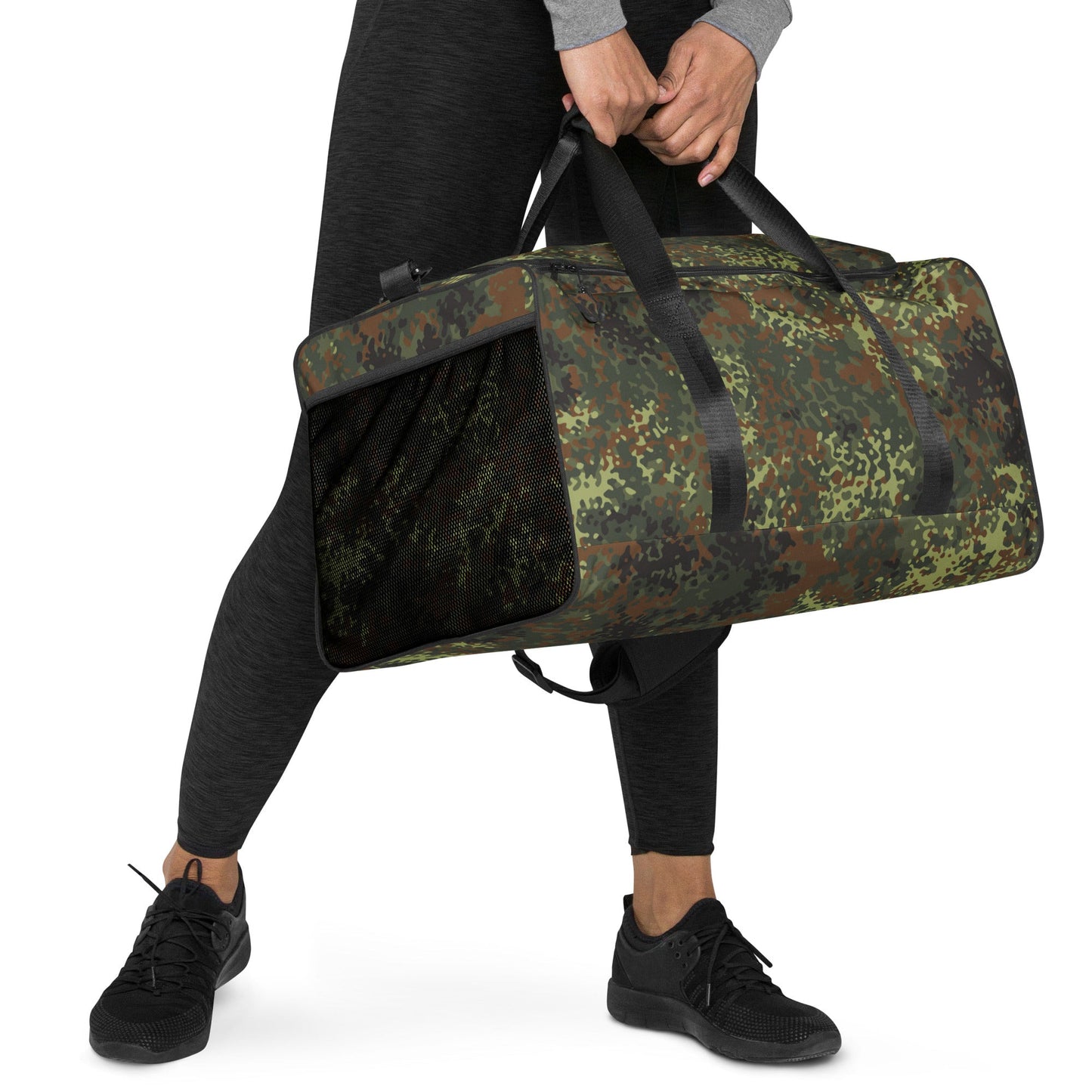 German Flecktarn Spring CAMO Duffle Bag
