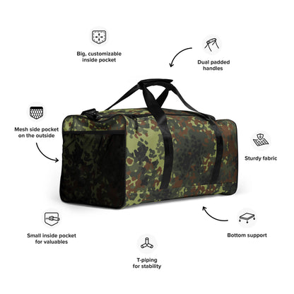 German Flecktarn Spring CAMO Duffle bag - Bags