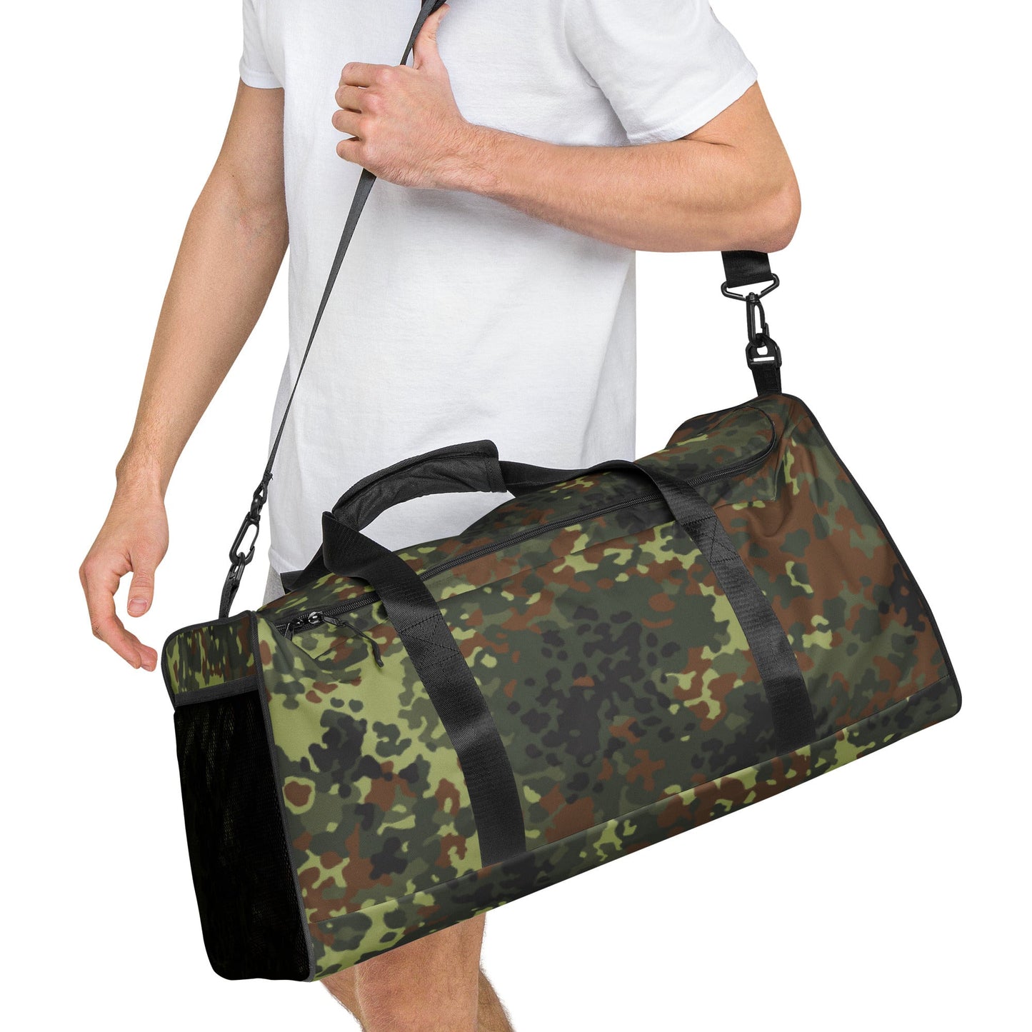 German Flecktarn Spring CAMO Duffle bag - Bags