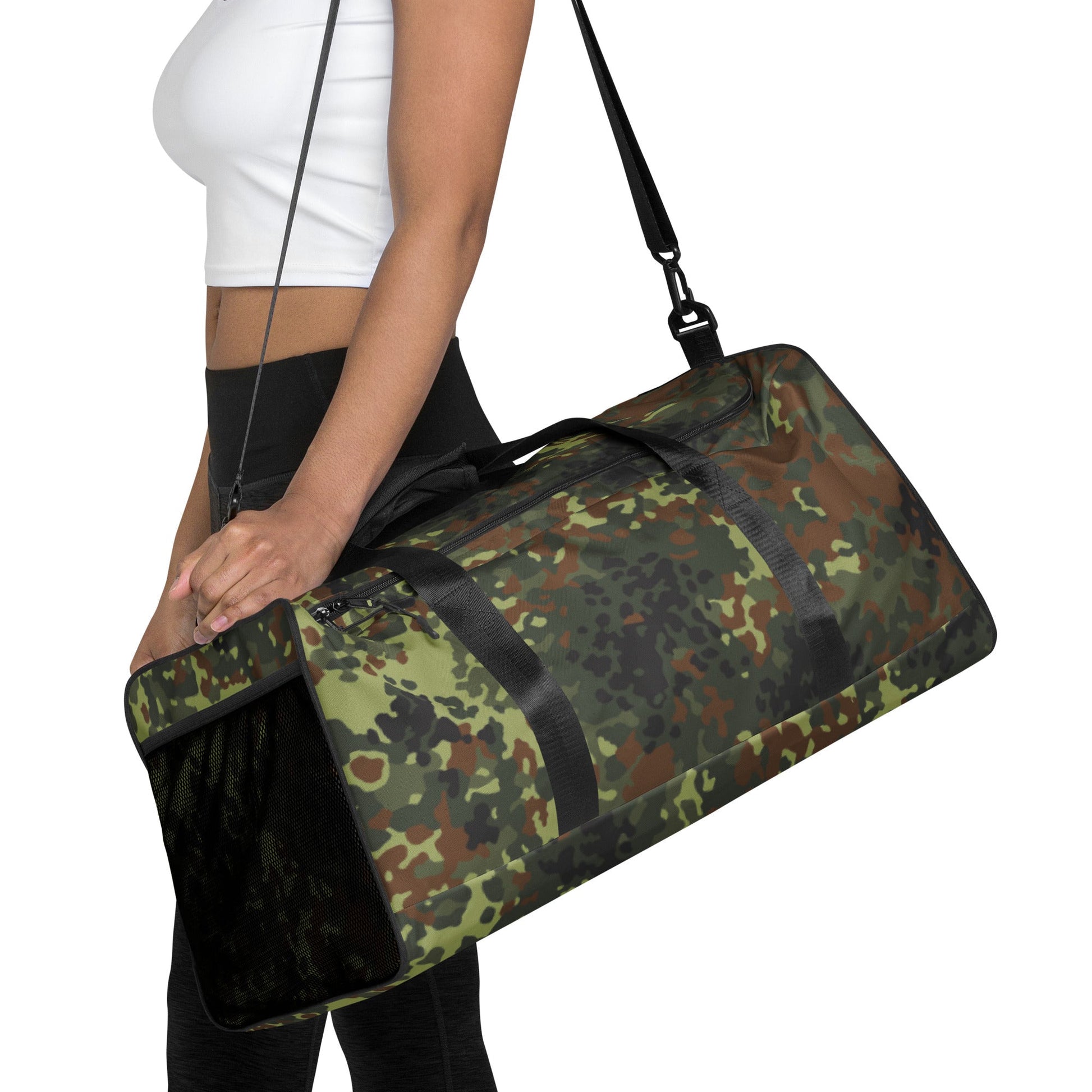 German Flecktarn Spring CAMO Duffle bag - Bags