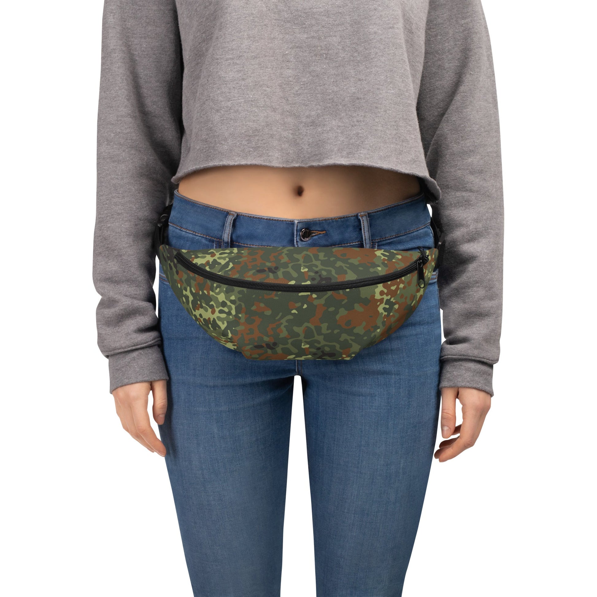 German Flecktarn Spring CAMO Fanny Pack