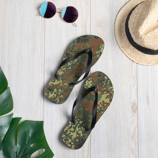German Flecktarn Spring CAMO Flip-Flops - S