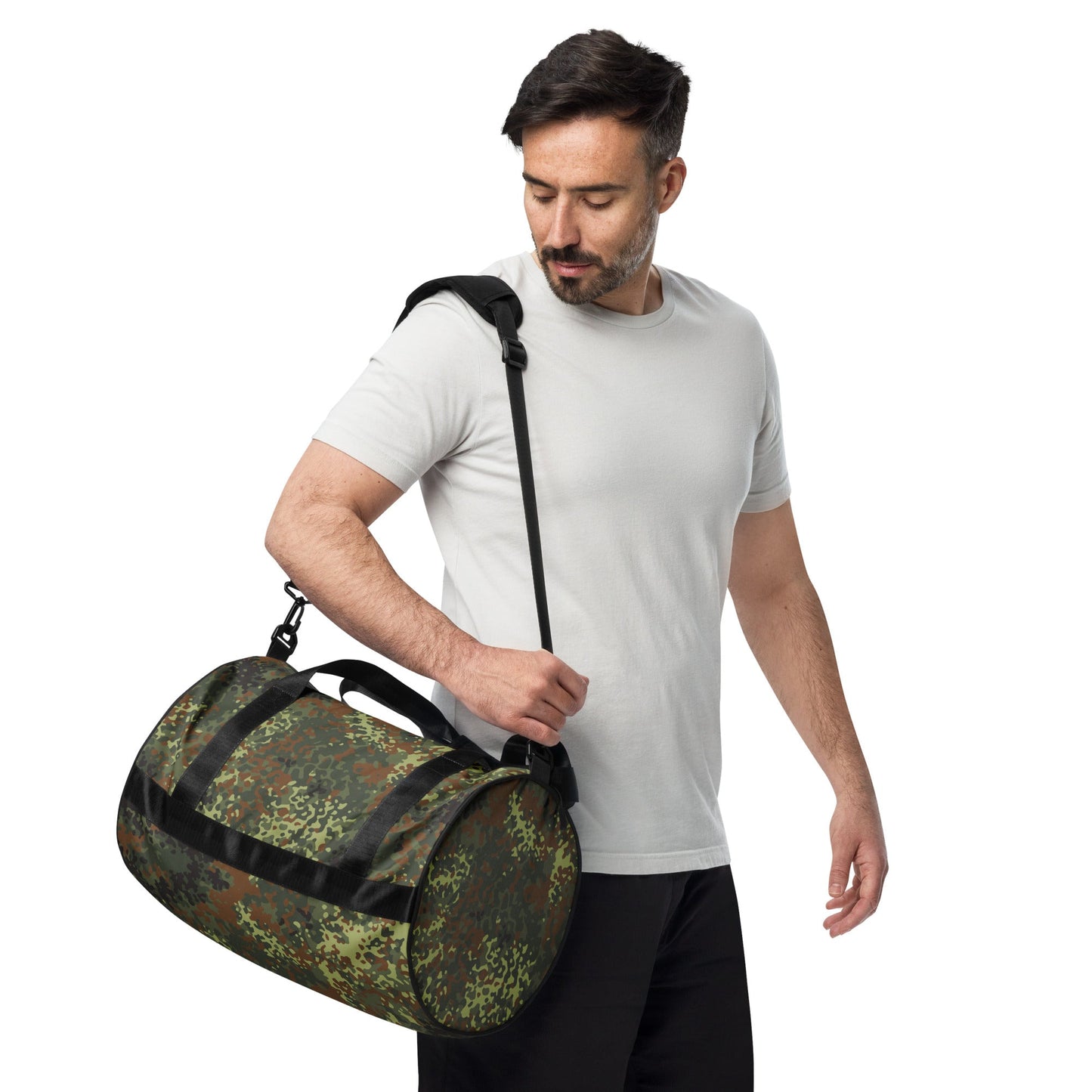 German Flecktarn Spring CAMO Gym Bag