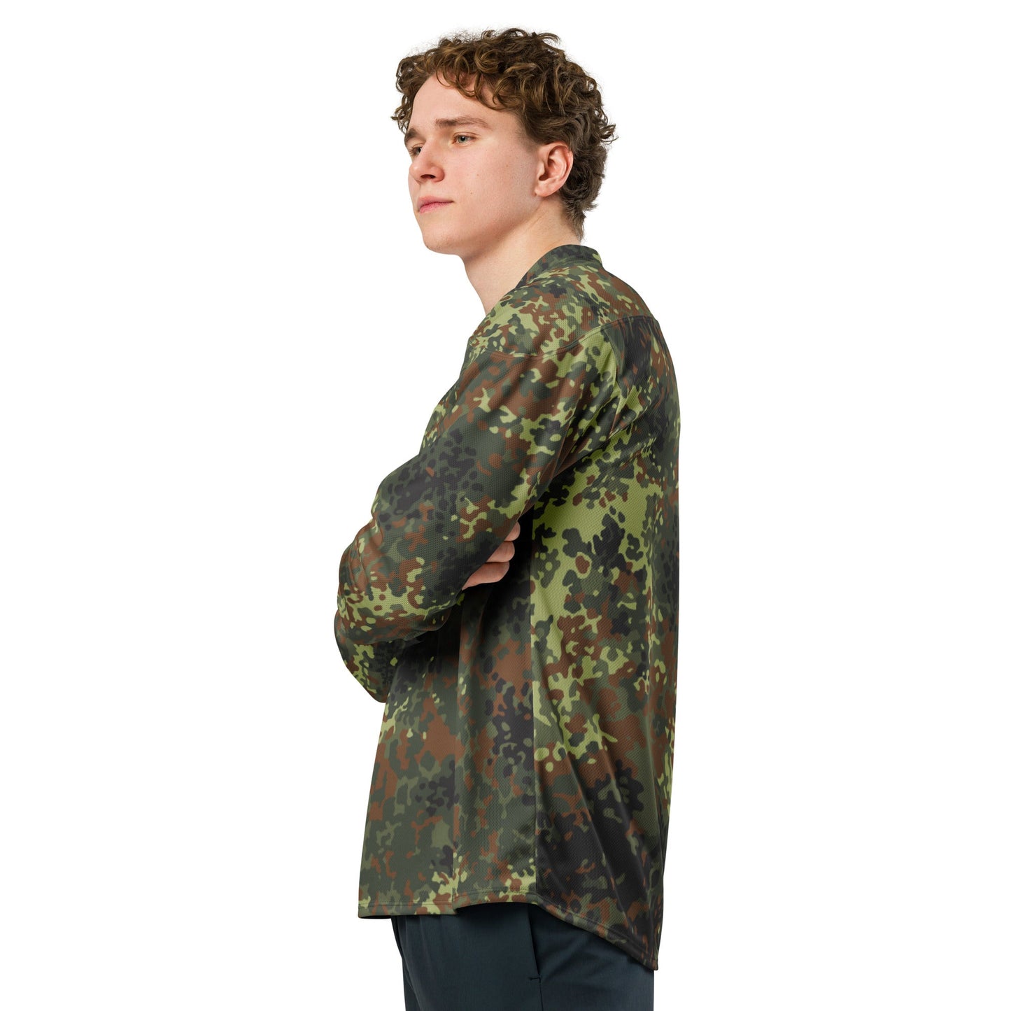 German Flecktarn Spring CAMO hockey fan jersey 2XS Hockey Jerseys