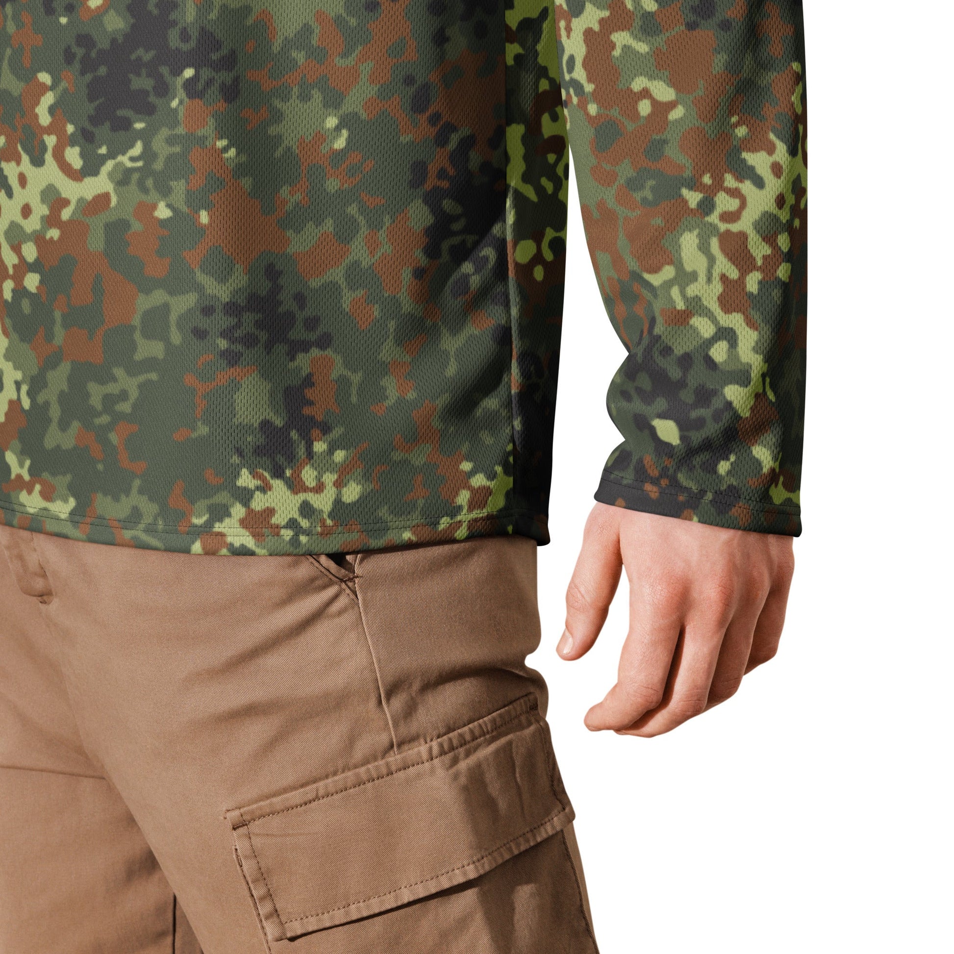 German Flecktarn Spring CAMO hockey fan jersey Hockey Jerseys