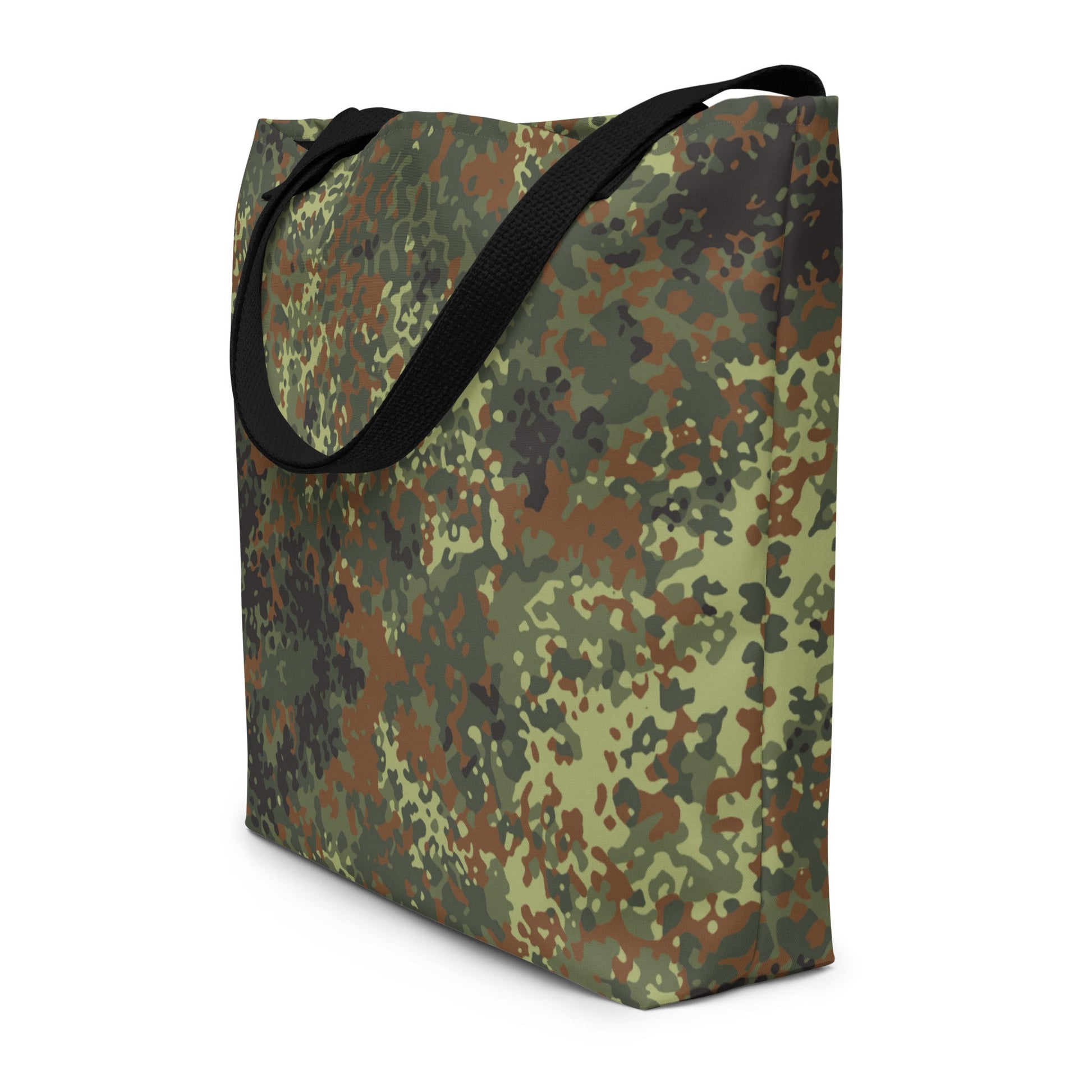 German Flecktarn Spring CAMO Large Tote Bag
