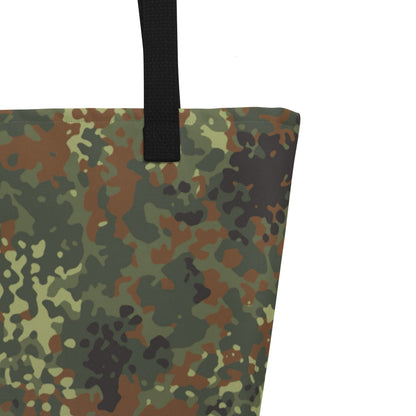 German Flecktarn Spring CAMO Large Tote Bag