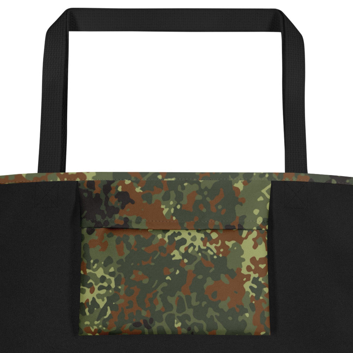 German Flecktarn Spring CAMO Large Tote Bag