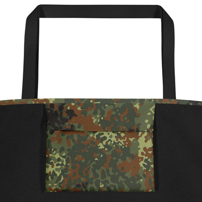 German Flecktarn Spring CAMO Large Tote Bag