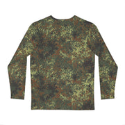 Flecktarn Bundeswehr Spring Woodland CAMO Unisex Long-Sleeve Shirt