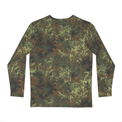 German Flecktarn Spring CAMO Unisex Long-Sleeve Shirt