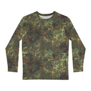 Flecktarn Bundeswehr Spring Woodland CAMO Unisex Long-Sleeve Shirt - XS