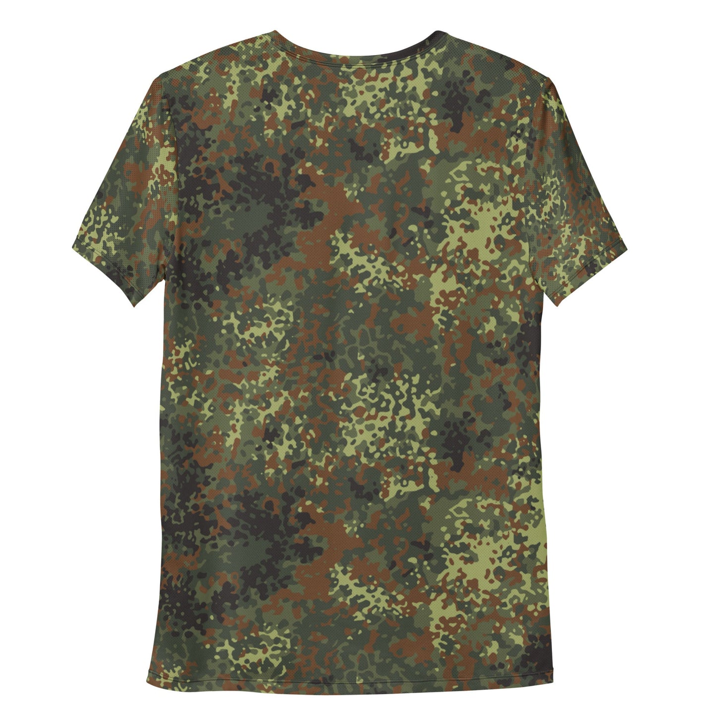 German Flecktarn Spring CAMO Mens Athletic T-Shirt